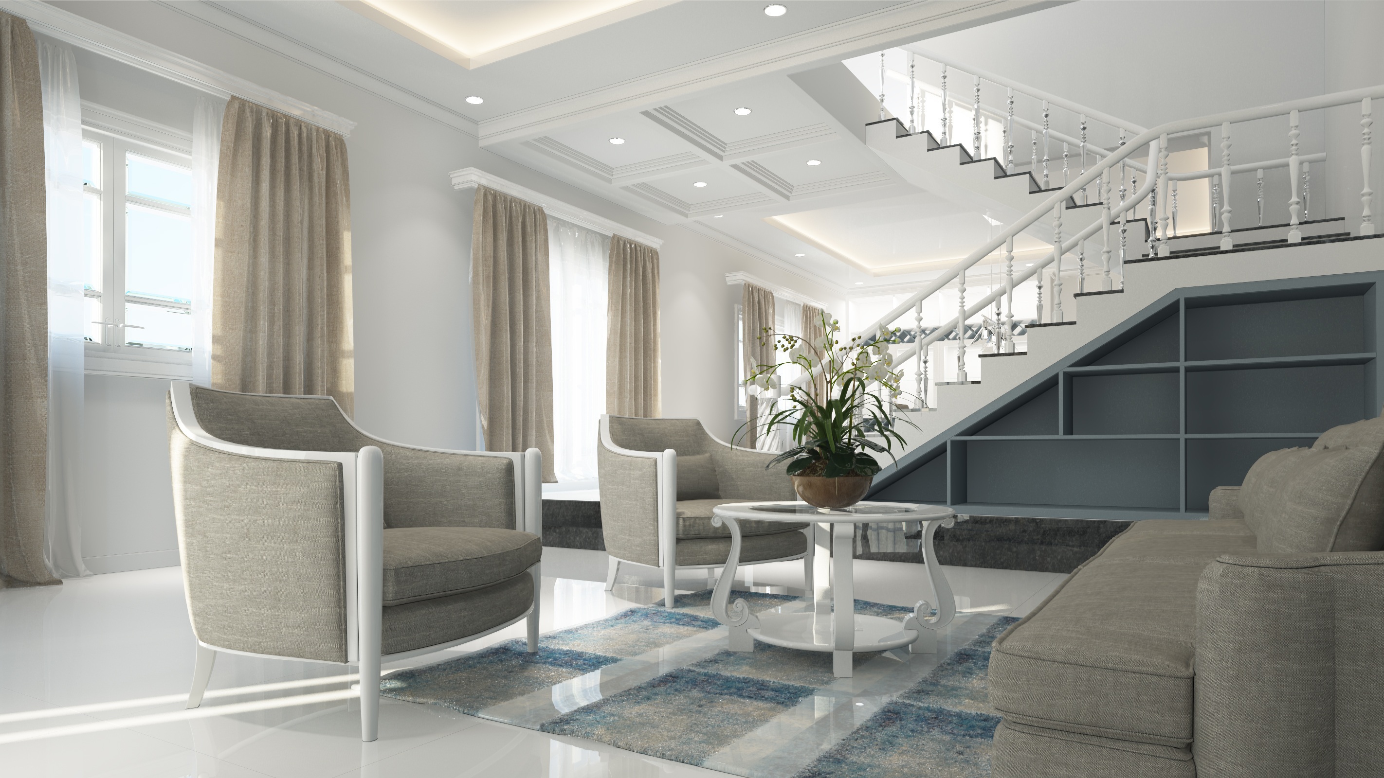 Lakshmi Villa Interior – SK Builders